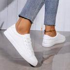 Women's Breathable Sneakers with Textured Finish