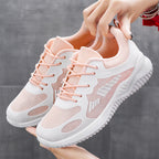 Women's Breathable Sports Sneakers with Ergonomic Footbed and Non-slip Sole
