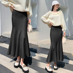 Women's Elegant Flared Maxi Skirt in Lightweight Material