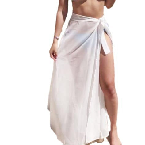 Maxi Skirt with Side Slit and Flowing Cut