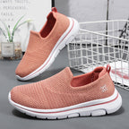 Women's Breathable Slip-On Sneakers with Elastic Upper