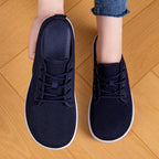 Women's Breathable Sneakers with Elastic Leather Upper