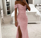Women's Evening Dress with Shimmering Sequins