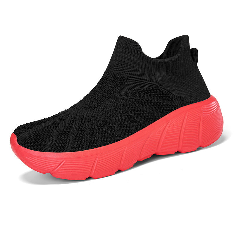 Women's Breathable Knit Sneakers with Flexible Sole