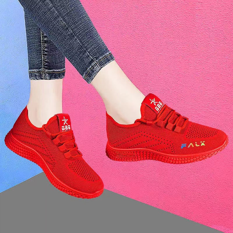 Women's Breathable Casual Sneakers with Flexible Sole