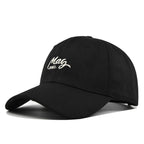 Men's Cotton Baseball Cap with Embroidered Design