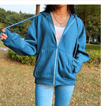 Women's Comfortable Hooded Jacket with Pockets