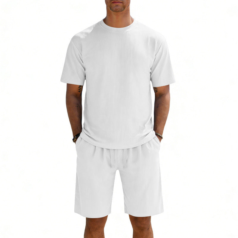 Men's Short-Sleeve Shirt and Bermuda Combination