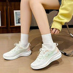 Women's Breathable Casual Sneakers with Shock-Absorbing Upper