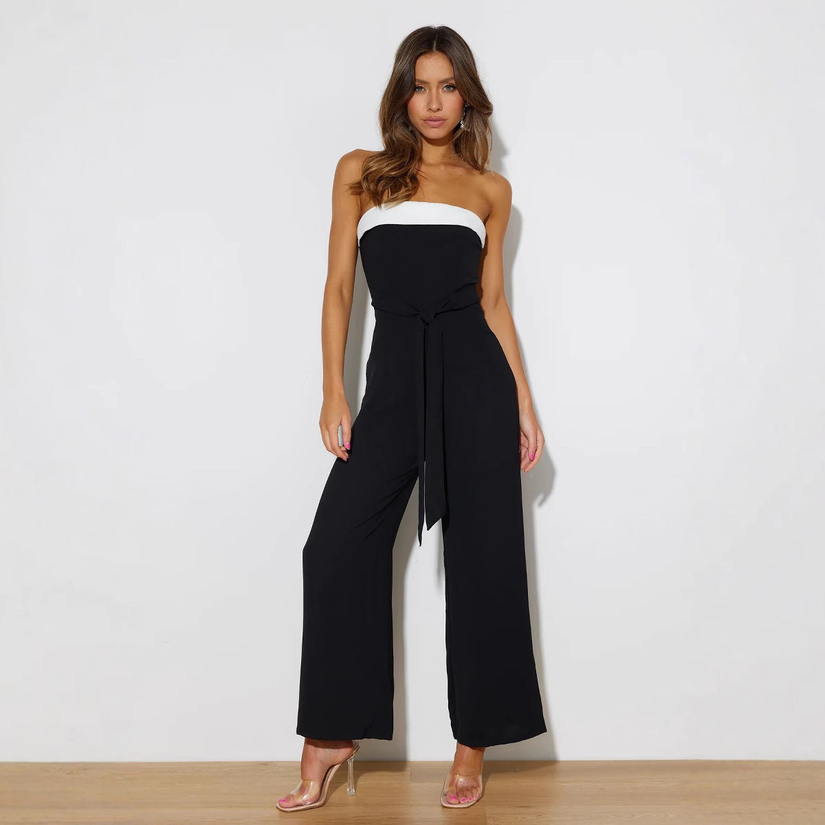 Women's Strapless Tailored Jumpsuit