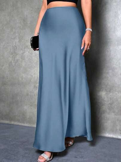 Women's Maxi Skirt with Flowing Cut