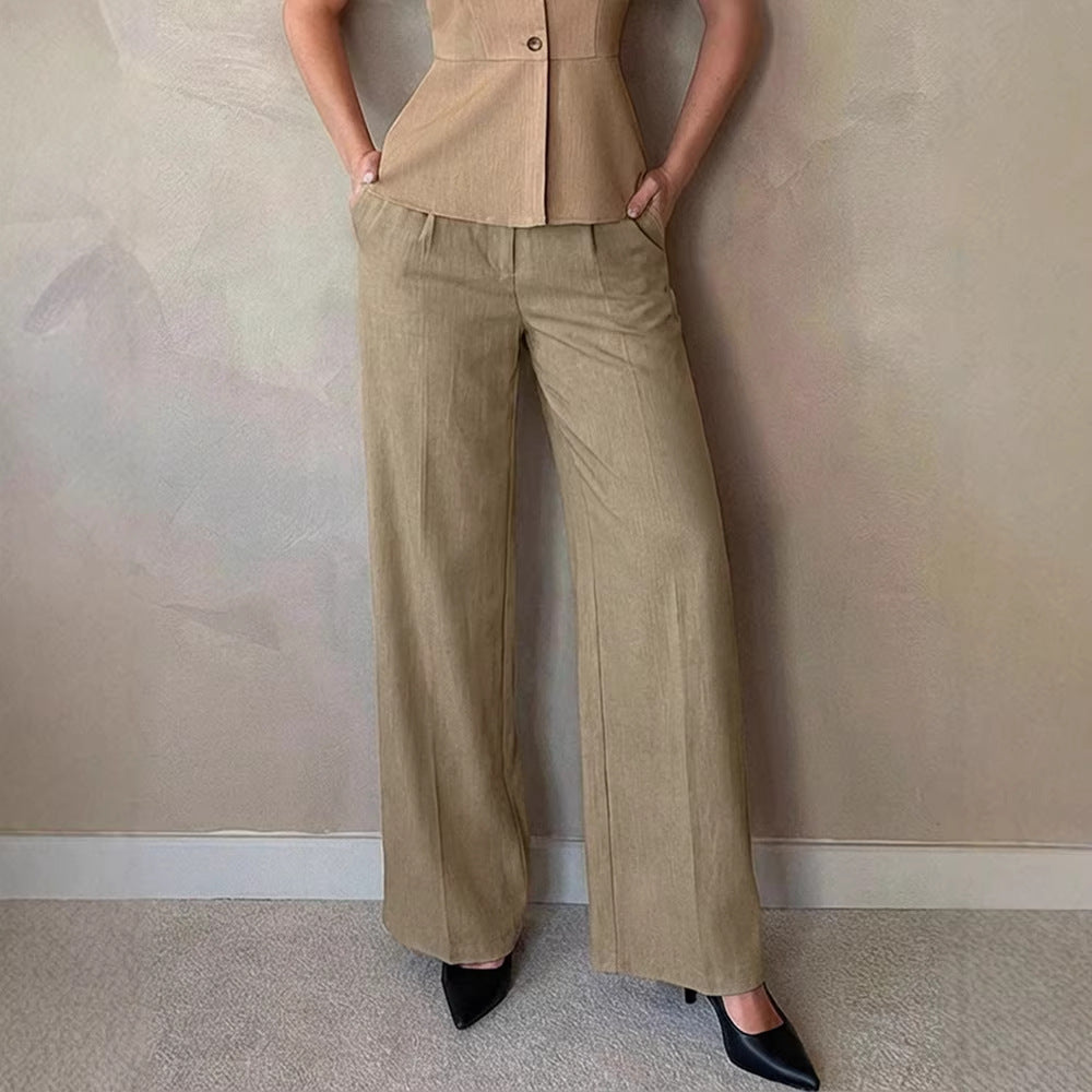 Women's Elegant High-Waisted Palazzo Pants