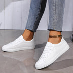 Women's Breathable Sneakers with Textured Finish