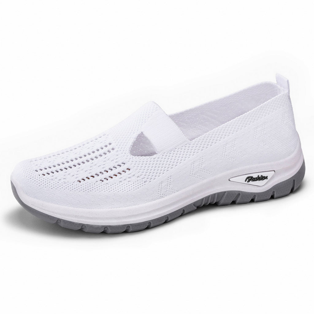 Women's Breathable Casual Sneakers with Flexible Entry and Non-Slip Sole