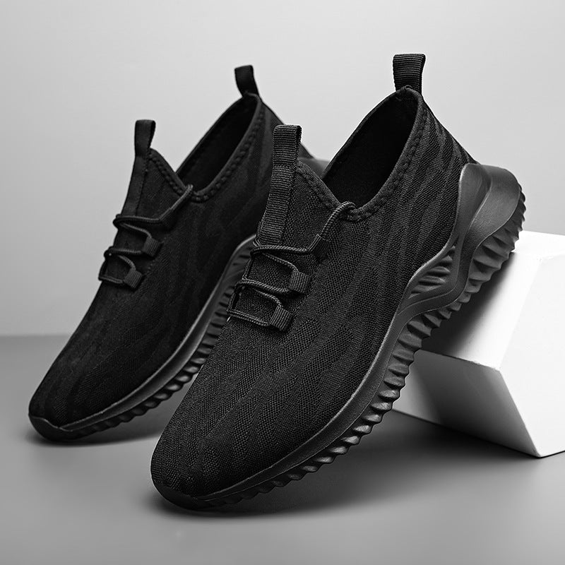 Women's Breathable Elastic Sneakers with Innovative Lacing