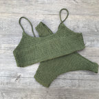 Women's Ruched Swimsuit Set