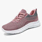 Women's Breathable Running Sneakers with Flexible Upper