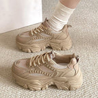 Women's Breathable Chunky Sneakers with Innovative Design