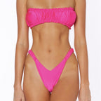 Women's Bandeau Bikini with Ruching
