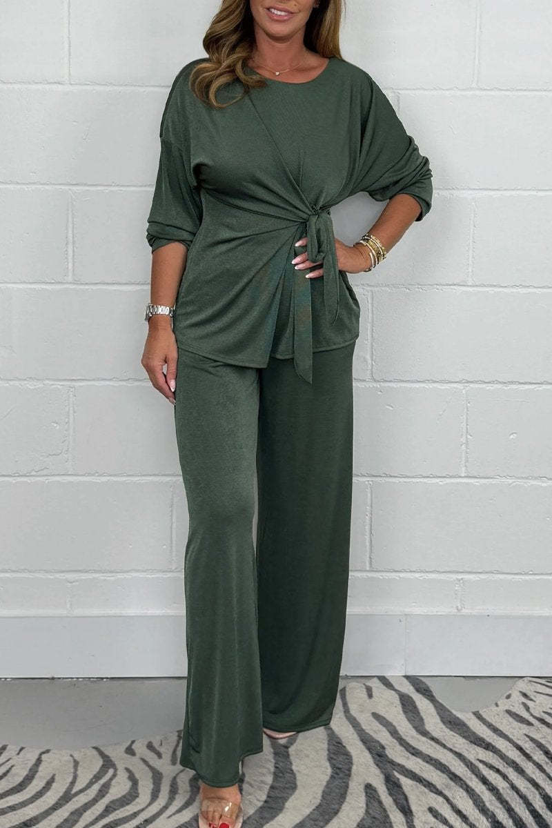 Women's Two-In-One Lounge Set with Tie Detail