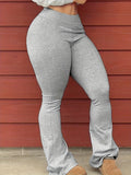 Women's High-Waisted Flared Leggings
