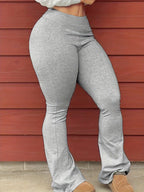 Women's High-Waisted Flared Leggings