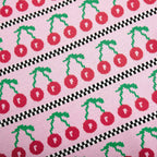 Women's Patterned Sweater with Fruity Design