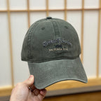 Men's Vintage-Inspired Distressed Baseball Cap