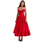 Women's Fitted A-Line Evening Dress