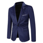 Women's Elegant Slim Fit Velvet Blazer