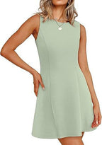 Sleeveless A-Line Dress