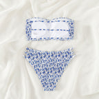 Women's Bandeau Bikini with Sophisticated Knot Design