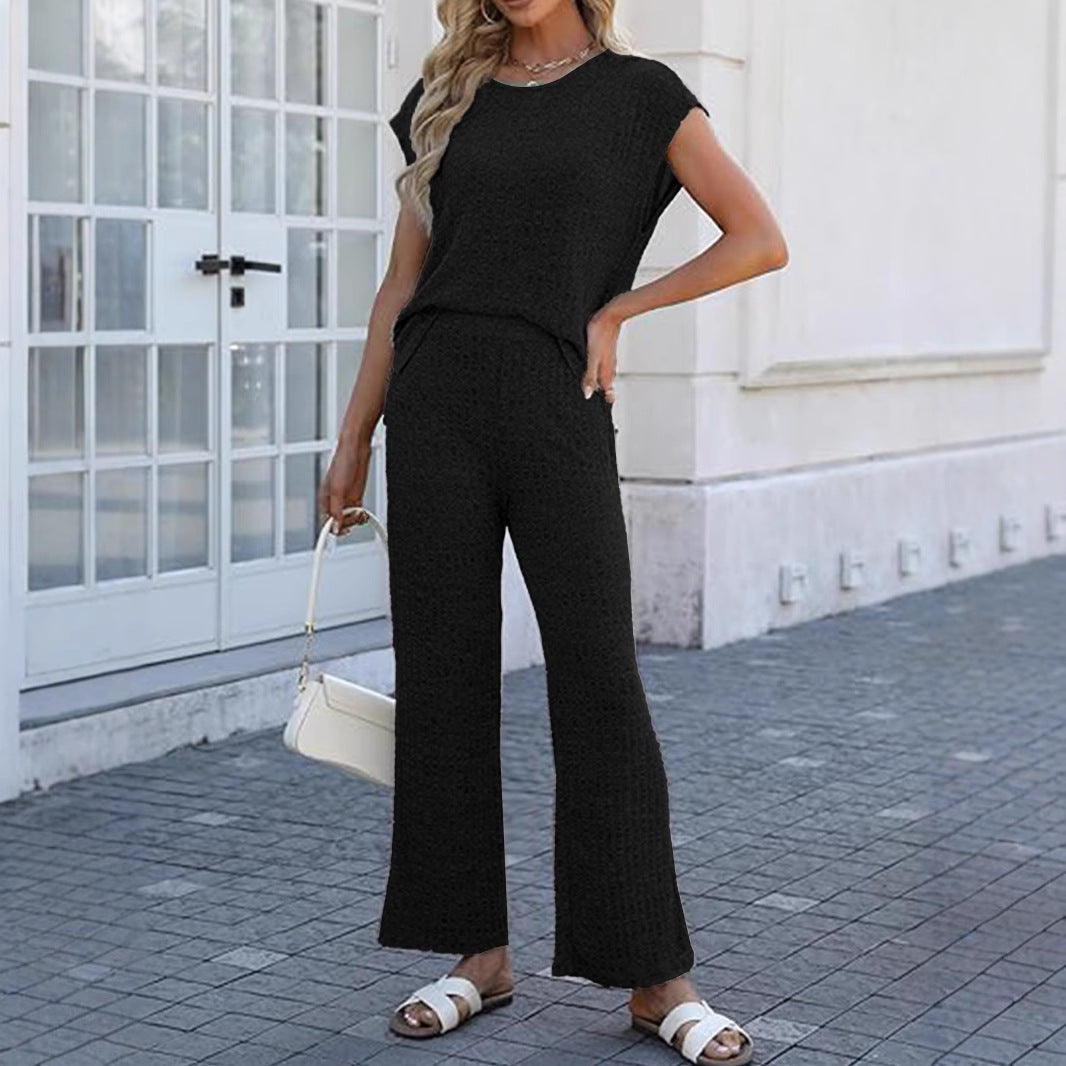 Women's Knitted Two-Piece Suit
