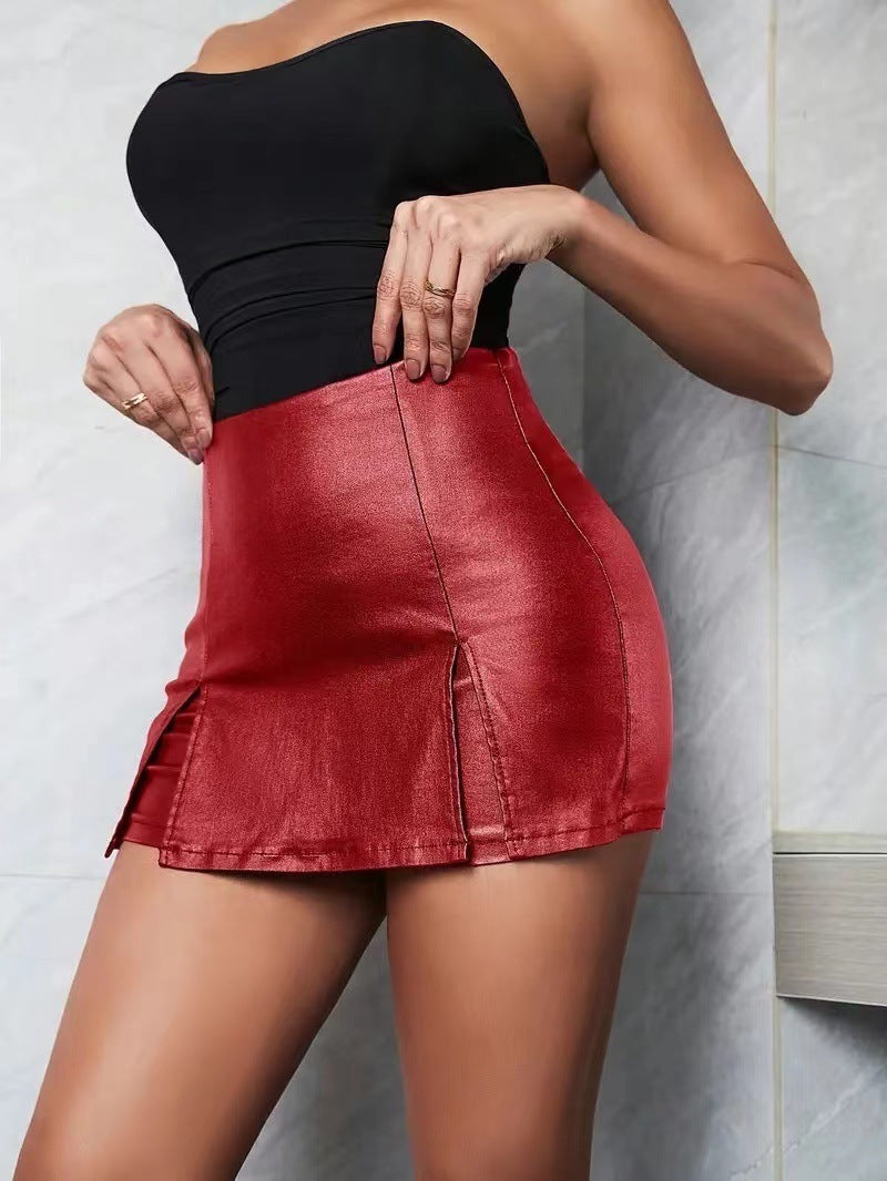 Women's Designer Mini Skirt with Side Slits