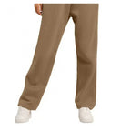 Women's Casual Trousers with Comfortable Fit and Side Pockets