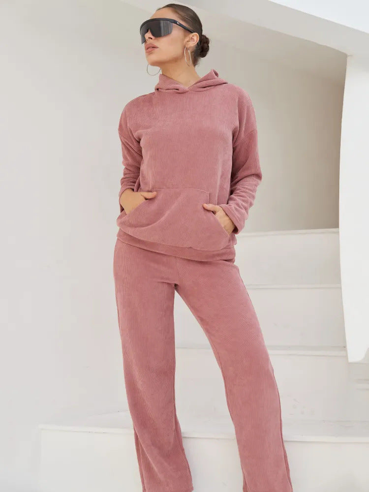 Women's Comfortable Hoodie with Matching Joggers
