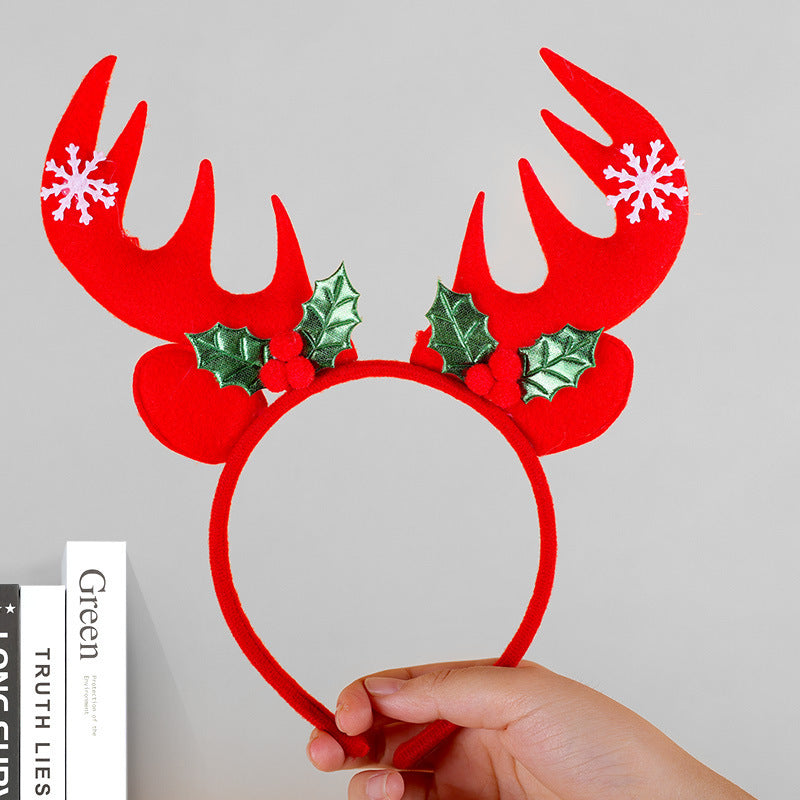 Festive Reindeer Antler Headband