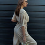 Elegant Women's Jumpsuit with Loose Fit