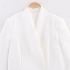 Elegant Asymmetrical Blazer Jacket