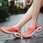 Women's Breathable Clogs with Elastic Comfort and Non-Slip Sole