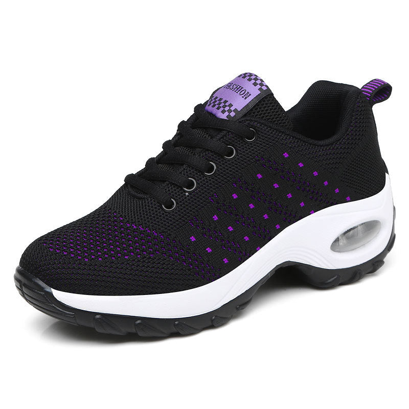 Women's Breathable Lightweight Sneakers with Shock-Absorbing Sole