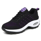 Women's Breathable Lightweight Sneakers with Shock-Absorbing Sole