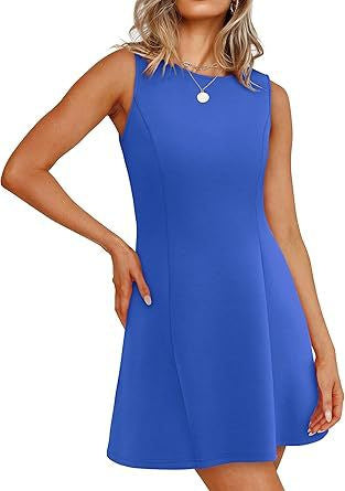 Sleeveless A-Line Dress