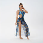 Women's Bathrobe with Side Cut-Outs