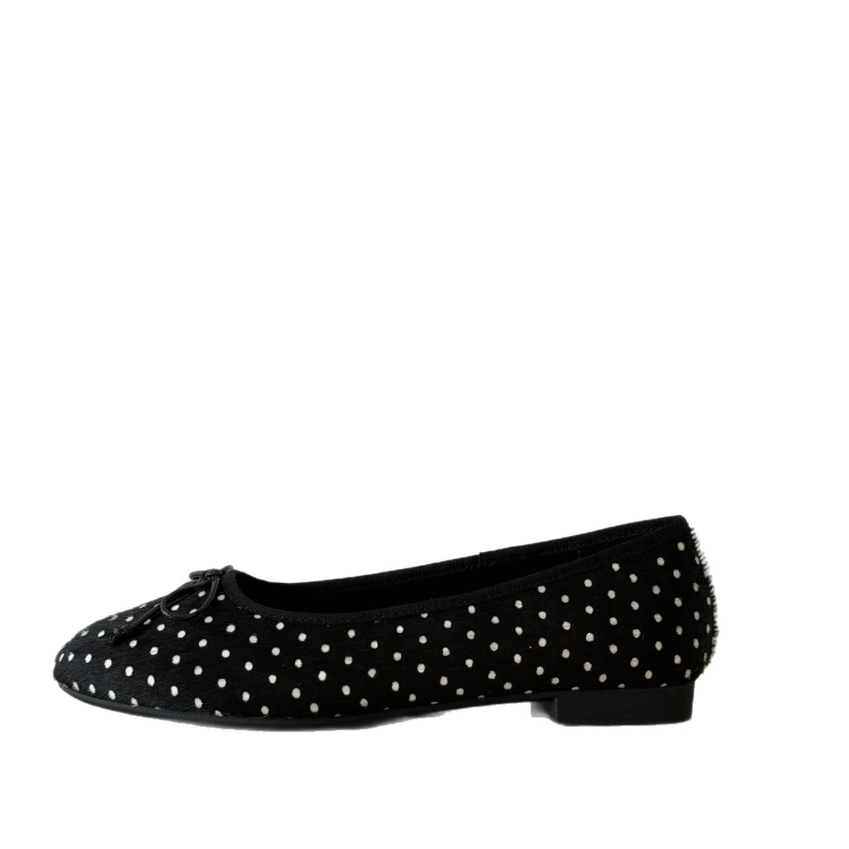 Women's Animal Print Ballet Flats with Elegant Strap