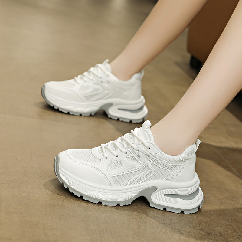 Women's Breathable Sport Sneakers with Cushioning Sole and Non-slip Tread