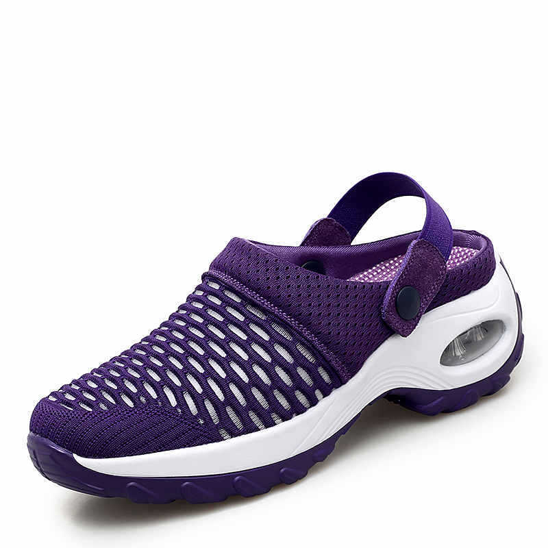 Women's Breathable Clogs with Flexible Strap Design