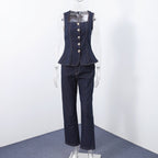 Women's Denim Overall with Tailored Silhouette