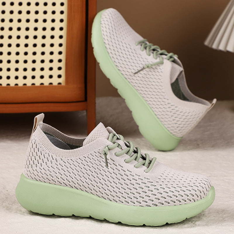 Women's Breathable Casual Sneakers with Flexible Upper