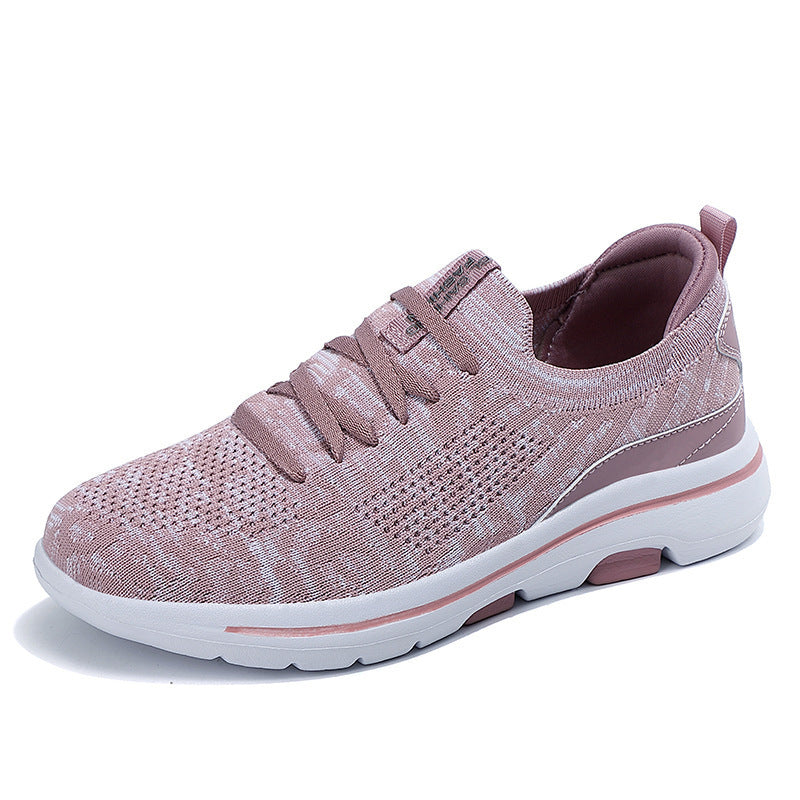 Women's Breathable Casual Sneakers with Elastic Sole